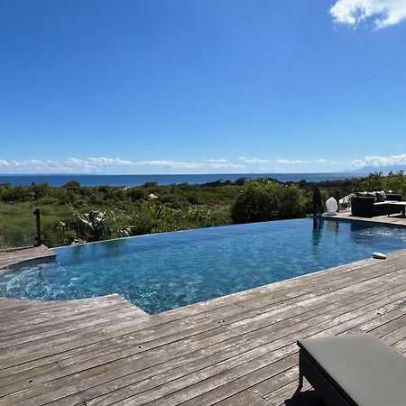 Villa Deluxe L'Hacienda Villa Vue Mer 180 Piscine Jacuzzi Proche Plage Marina Golf Pointe Des Chateaux Et Casino Jardin Clos Voyage Durable Saint-Francois  Esterno foto