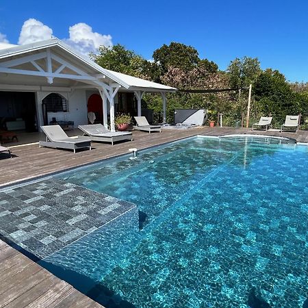 Villa Deluxe L'Hacienda Villa Vue Mer 180 Piscine Jacuzzi Proche Plage Marina Golf Pointe Des Chateaux Et Casino Jardin Clos Voyage Durable Saint-Francois  Esterno foto