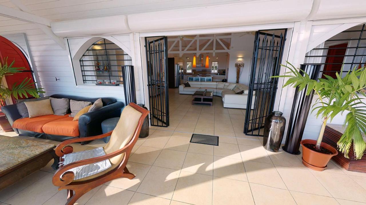 Villa Deluxe L'Hacienda Villa Vue Mer 180 Piscine Jacuzzi Proche Plage Marina Golf Pointe Des Chateaux Et Casino Jardin Clos Voyage Durable Saint-Francois  Esterno foto
