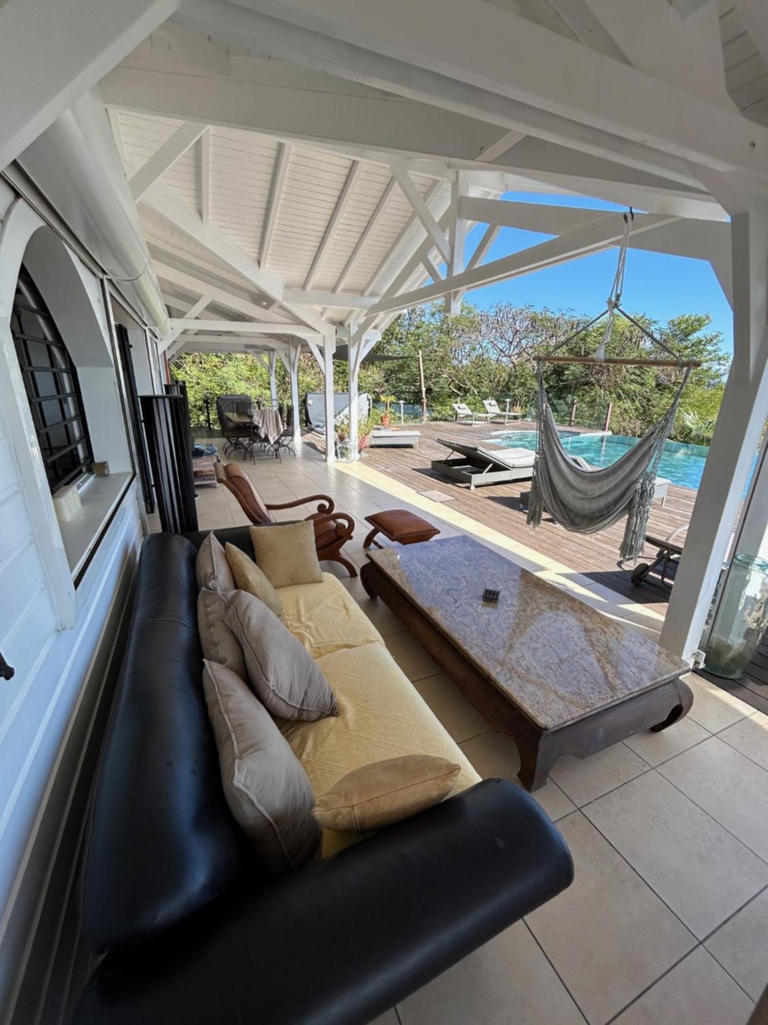 Villa Deluxe L'Hacienda Villa Vue Mer 180 Piscine Jacuzzi Proche Plage Marina Golf Pointe Des Chateaux Et Casino Jardin Clos Voyage Durable Saint-Francois  Esterno foto